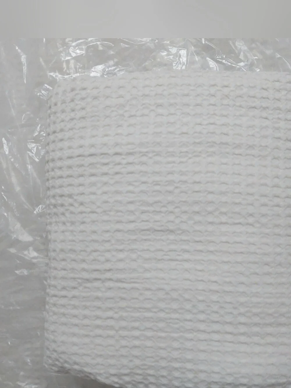 Quince 100% Organic Cotton Waffle Light Gray Duvet Cover! King/ Cal King  (741)